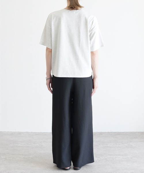 reca(レカ)の「チュール切替ルーズTシャツ(Tシャツ/カットソー・レディース・チャコールグレー/オートミール・FREE)」の11枚目の写真