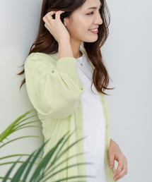 【fort point/フォートポイント】 Vネックオーバーサイズカーディガン UVカット 接触冷感