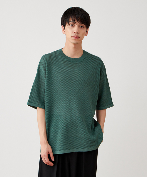 セール】サーマルメッシュ サマーニットTシャツ（ニット/セーター