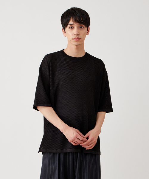 セール】サーマルメッシュ サマーニットTシャツ（ニット/セーター