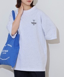 Sunnysmith ヤシの木イラストロゴ両面刺繍Tシャツ