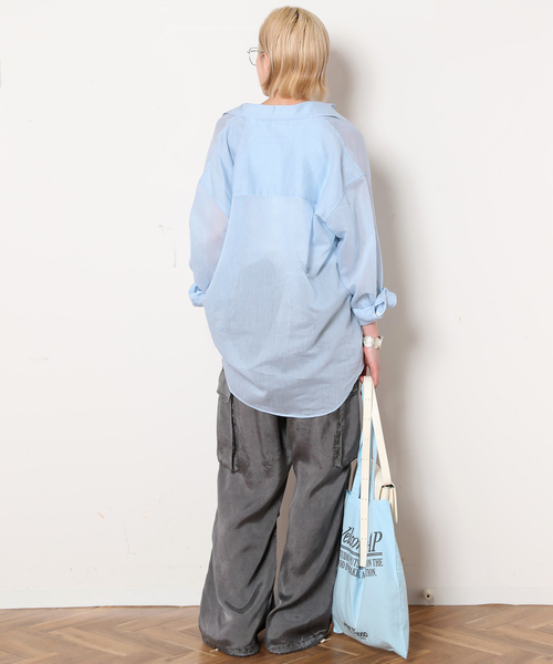 AP STUDIO(エーピーストゥディオ)の「【TanC TOKYO/タンクトウキョウ】ベビーリブスキントップ(タンクトップ・レディース・ホワイト/チャコールグレー・FREE)」の6枚目の写真