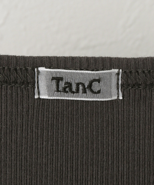 AP STUDIO(エーピーストゥディオ)の「【TanC TOKYO/タンクトウキョウ】ベビーリブスキントップ(タンクトップ・レディース・ホワイト/チャコールグレー・FREE)」の17枚目の写真