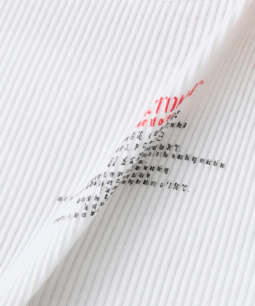 AP STUDIO(エーピーストゥディオ)の「【TanC TOKYO/タンクトウキョウ】ベビーリブスキントップ(タンクトップ・レディース・ホワイト/チャコールグレー・FREE)」の20枚目の写真