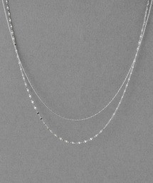 Phoebe | 【金属アレルギー対応】ダブルチェーンネックレス/サージカルステンレス(ネックレス)