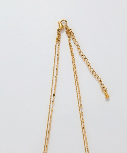 Phoebe(フィービィー)の「【金属アレルギー対応】ダブルチェーンネックレス/サージカルステンレス(ネックレス・レディース・イエローゴールド/シルバー・FREE)」の13枚目の写真