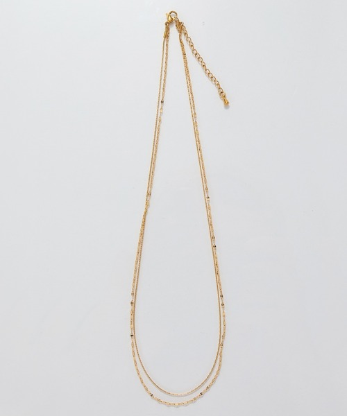 Phoebe(フィービィー)の「【金属アレルギー対応】ダブルチェーンネックレス/サージカルステンレス(ネックレス・レディース・イエローゴールド/シルバー・FREE)」の12枚目の写真