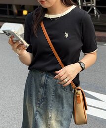 U.S. POLO ASSN. | クルーネック半袖リブT(Tシャツ/カットソー)