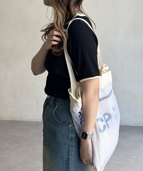 U.S. POLO ASSN.(ユーエスポロアッスン)の「【U.S. POLO ASSN.】クルーネック半袖リブT(Tシャツ/カットソー・レディース・ホワイト系その他/ブラウン/グレー/アイボリー/ブラック/ネイビー・FREE)」の19枚目の写真