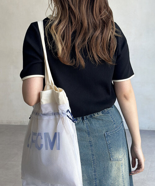 U.S. POLO ASSN.(ユーエスポロアッスン)の「【U.S. POLO ASSN.】クルーネック半袖リブT(Tシャツ/カットソー・レディース・ホワイト系その他/ブラウン/グレー/アイボリー/ブラック/ネイビー・FREE)」の20枚目の写真