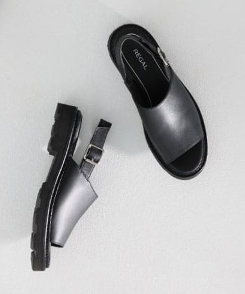 REGAL(リーガル)の「リーガルレディース F44R ラギットソールサンダル(サンダル・レディース・ブラック・23/23.5/24/24.5/22.5/22)」の2枚目の写真