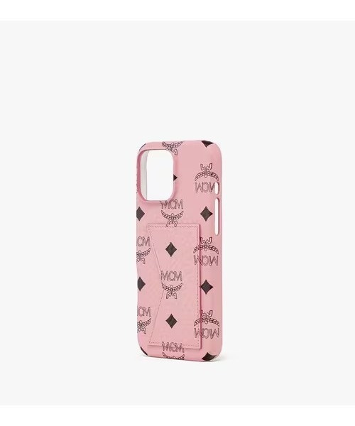 ○★新品 未使用 MCM ヴィセトス スプライシング iPhone用ケース iPhone 16 Pro Max ケース - ヴィセトス（スマホケース/カバー