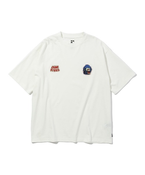 POLeR(ポーラー)の「POLER MAN WOLF RELAX FIT TEE(ポーラー マン ウルフ リラックス フィット ティー)(Tシャツ/カットソー・メンズ・ホワイト/グリーン/ブラック・MEDIUM/LARGE/X-LARGE)」の2枚目の写真