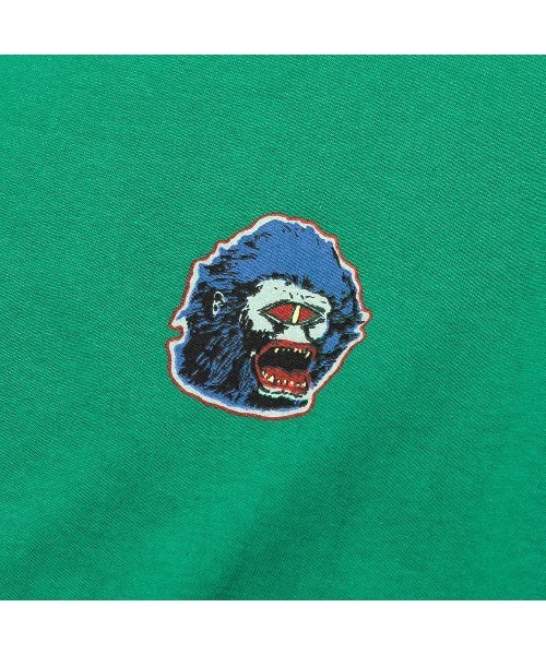 POLeR(ポーラー)の「POLER MAN WOLF RELAX FIT TEE(ポーラー マン ウルフ リラックス フィット ティー)(Tシャツ/カットソー・メンズ・ホワイト/グリーン/ブラック・MEDIUM/LARGE/X-LARGE)」の6枚目の写真