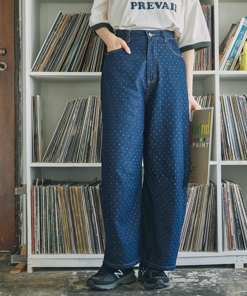MARNI　ドット柄デニムパンツ MARNIドット柄デニムパンツ