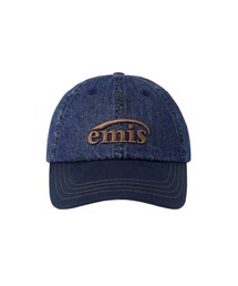 EMIS(C~X)WASHED DENIM BALL CAP(Lbv)