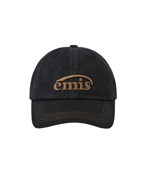 極美品【EMIS】WASHED DENIM BALL CAP GRAYPINK s-l400.jpg