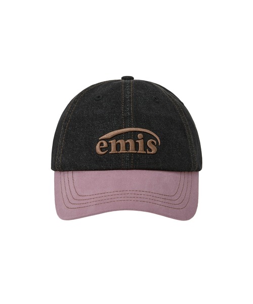 EMIS（イミス）の「WASHED DENIM BALL CAP（キャップ・レディース・ネイビー/ブラウン/グリーン/ピンク/ブラック・FREE）」の6枚目の写真