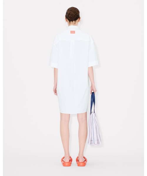 KENZO（ケンゾー）の「コクーン ショート スリーブ ドレス（ワンピース・レディース・ホワイト系その他・SMALL/X-SMALL）」の5枚目の写真
