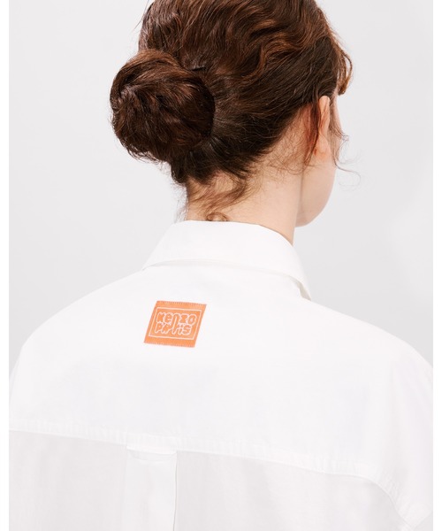 KENZO（ケンゾー）の「コクーン ショート スリーブ ドレス（ワンピース・レディース・ホワイト系その他・SMALL/X-SMALL）」の3枚目の写真