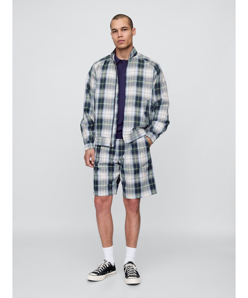 セール】Gap × Malbon コットンリネン ボンバージャケット（その他