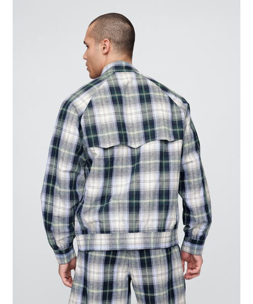 GAP XL コットンナイロン ボンバージャケット MA-1 シルバーグレー ADAM ET ROPÉ HOMME(アダム エ ロペ オム) / ストレッチナイロン