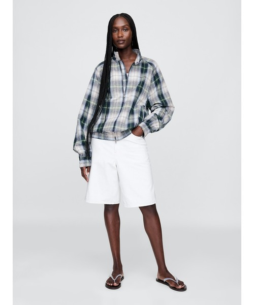 セール】Gap × Malbon コットンリネン ボンバージャケット（その他