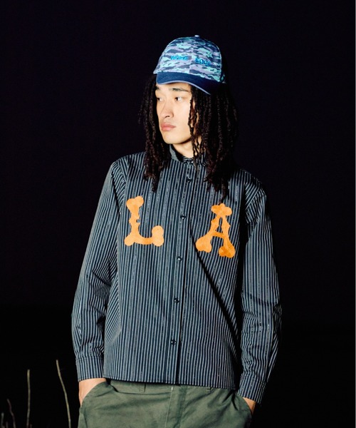 WOKE EDGE(ウォークエッジ)の「Lizard Camo Logo Cap/ミリタリー/リザードカモ/シックスパネルキャップ/WOKE EDGE(キャップ・メンズ・カモフラージュ・FREE)」の3枚目の写真