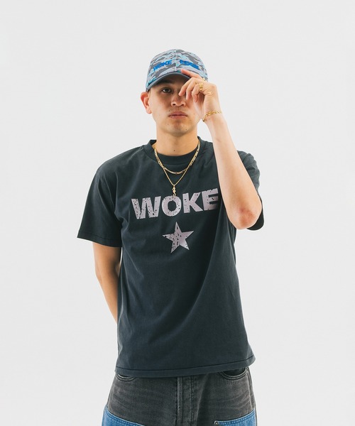 WOKE EDGE(ウォークエッジ)の「Lizard Camo Logo Cap/ミリタリー/リザードカモ/シックスパネルキャップ/WOKE EDGE(キャップ・メンズ・カモフラージュ・FREE)」の7枚目の写真
