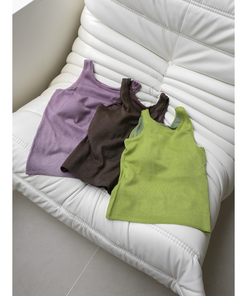 Katrin TOKYO(カトリーントーキョー)の「cup-in glossy american sleeve tops(その他トップス・レディース・パープル/ダークブラウン/グリーン・FREE/XS)」の11枚目の写真