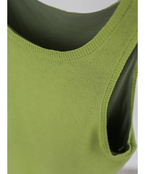 Katrin TOKYO(カトリーントーキョー)の「cup-in glossy american sleeve tops(その他トップス・レディース・パープル/ダークブラウン/グリーン・FREE/XS)」の5枚目の写真