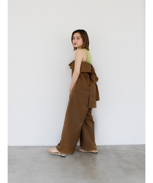 cup-in glossy american sleeve tops（その他トップス）｜Katrin