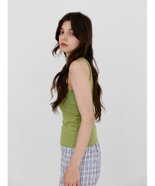 Katrin TOKYO(カトリーントーキョー)の「cup-in glossy american sleeve tops(その他トップス・レディース・パープル/ダークブラウン/グリーン・FREE/XS)」の22枚目の写真