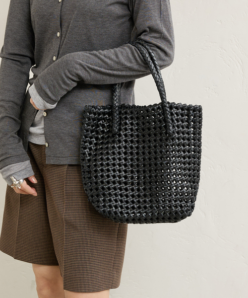 JOURNAL STANDARD(ジャーナルスタンダード)の「【BAGMATI/バグマティ】メッシュBAG(トートバッグ・レディース・ブラック/ブラウン・FREE)」の2枚目の写真