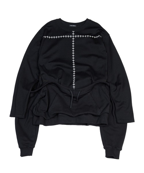 MILKBOY（ミルクボーイ）の「BLACK LAYERED トップス（Tシャツ/カットソー・レディース・A・FREE）」の2枚目の写真