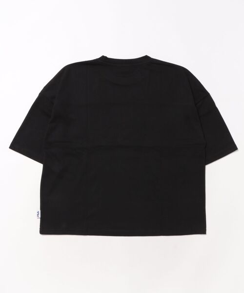 FILA（フィラ）の「【FILA】 ビッグサイズ切替Tシャツ（Tシャツ/カットソー・キッズ・ブルー/ブラック・130/140/150/160）」の8枚目の写真