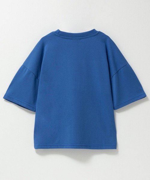 FILA（フィラ）の「【FILA】 ビッグサイズ切替Tシャツ（Tシャツ/カットソー・キッズ・ブルー/ブラック・130/140/150/160）」の5枚目の写真