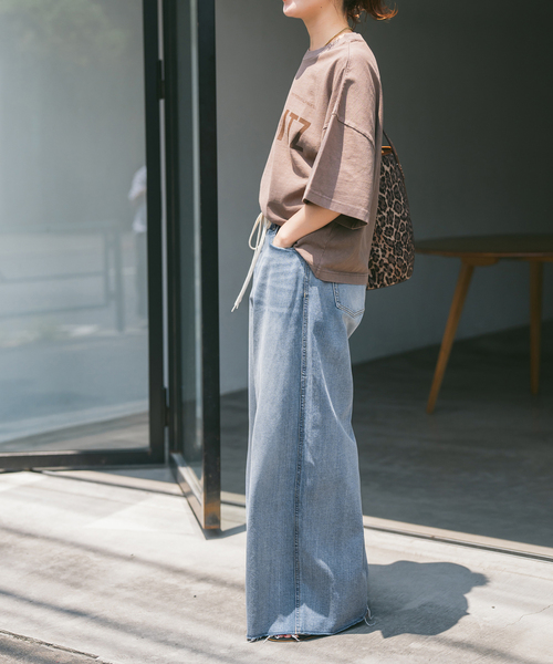 Spick & Span(スピックアンドスパン)の「5 1/2 SOFT DRAWSTRINGDENIM(デニムパンツ・レディース・ブラック/ブルー系その他・26/27/28)」の8枚目の写真