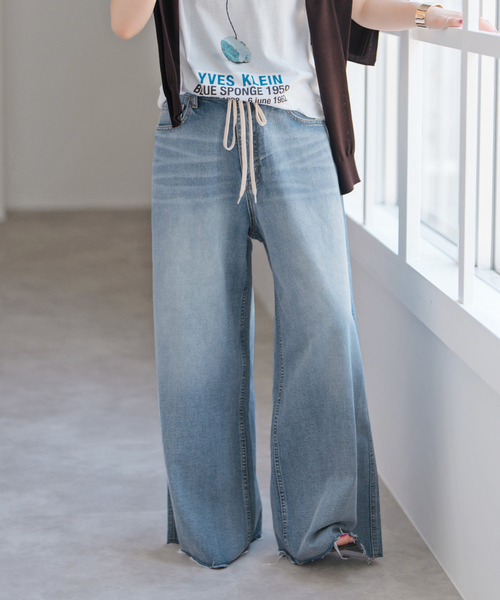パンツ 5 1/2 SOFT DRAWSTRINGDENIM 5 1/2 SOFT DRAWSTRINGDENIM（デニムパンツ）｜Spick & Span