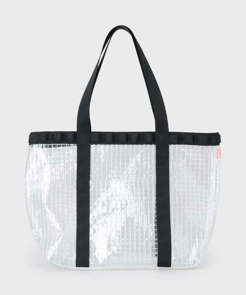 THE SHOP TK （ザ ショップ ティーケー ）の「PVCクリアトートバッグ 【ユニセックス／軽量】（トートバッグ・メンズ・オリーブ/ブラック・00）」の16枚目の写真