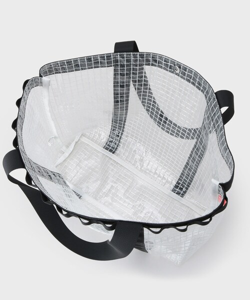 THE SHOP TK （ザ ショップ ティーケー ）の「PVCクリアトートバッグ 【ユニセックス／軽量】（トートバッグ・メンズ・オリーブ/ブラック・00）」の10枚目の写真