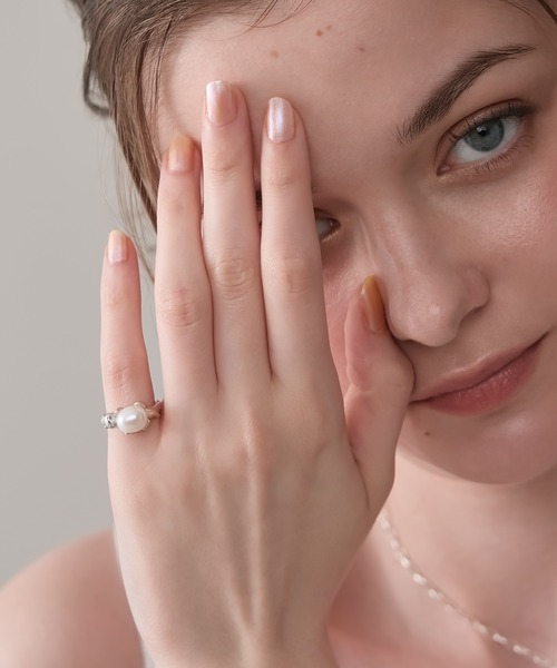 【25th Limited】シルバーパールピンキーリング