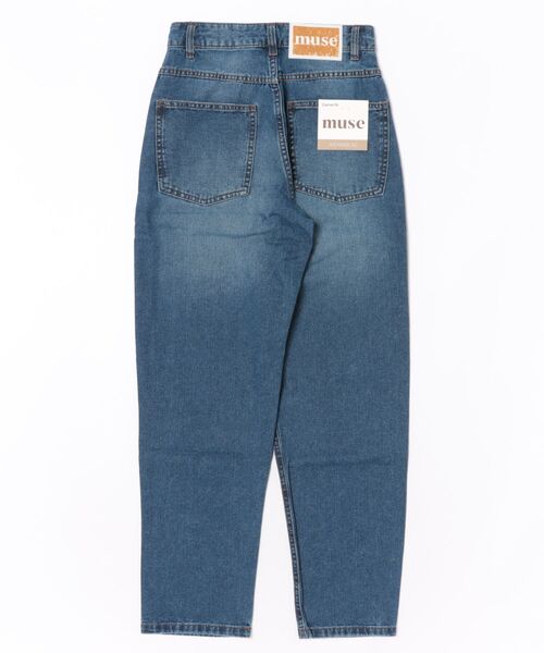 MUSE(ミューズ)の「【muse】フレンチ デニムパンツ ストレート ワイド ジーンズ オーガニック(デニムパンツ・レディース・ブルー/ブラック・26/25/27/28/24)」の3枚目の写真