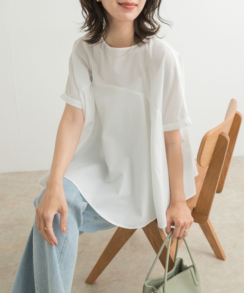 URBAN RESEARCH DOORS ブラウス セール】フレア切替えブラウス（Tシャツ/カットソー）｜URBAN