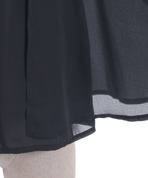 axes femme POETIQUE(アクシーズファムポエティック)の「ケープデザインブラウス(シャツ/ブラウス・レディース・ブルーグリーン/ブラック/ホワイト・MEDIUM)」の22枚目の写真