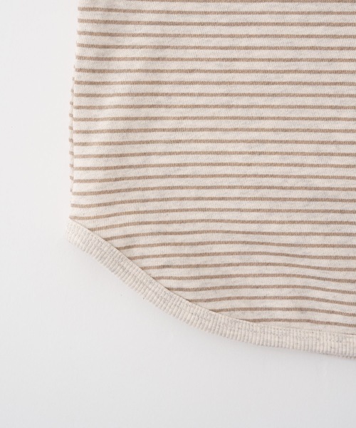 PUPPAPUPO（プッパプーポ）の「裾バインダー スウェット トレーナー（スウェット・キッズ・チャコール/ベージュ/グレー・80/90/100/110）」の9枚目の写真