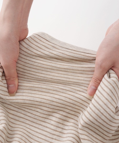 PUPPAPUPO（プッパプーポ）の「裾バインダー スウェット トレーナー（スウェット・キッズ・チャコール/ベージュ/グレー・80/90/100/110）」の4枚目の写真