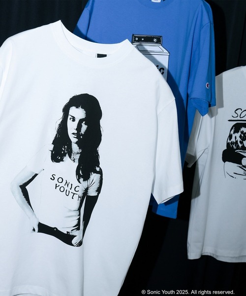 ソニックユース　チャンピオン別注　Tシャツ バンドtシャツ　コラボ BEAMS（ビームス）【別注】Champion × SONIC YOUTH / SHORT