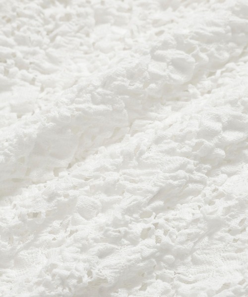 BABYLONE(バビロン)の「ストレッチレースプルオーバー(Tシャツ/カットソー・レディース・ブラック/ホワイト・フリー)」の20枚目の写真