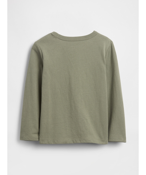 GAP（ギャップ）の「グラフィック GAPロゴTシャツ (幼児・ベビー)（Tシャツ/カットソー・キッズ・ブラック/ベージュ/グリーン・80ｃｍ/90cm/95cm/100cm/105cm/110cm）」の4枚目の写真
